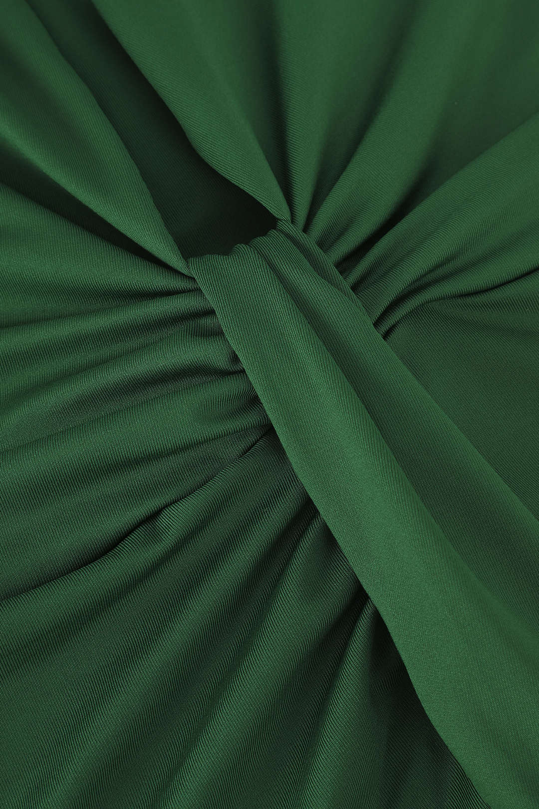 Robe midi sans manches à col en V profond 