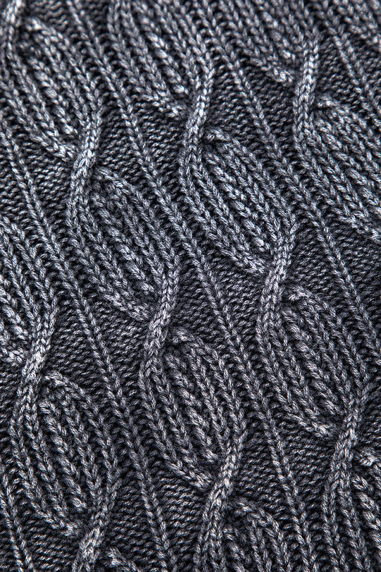 Haut en tricot sans manches effet vieilli 