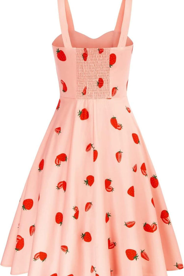 Solid Floral Ruched Summer Cute A-Line Flowy Swing Midi Dress