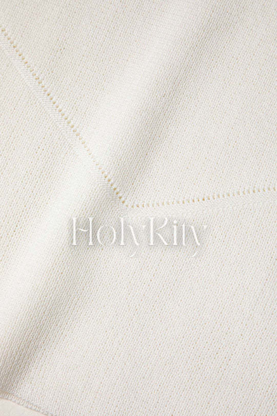Mock Neck Knit Sleeveless Tank Top
