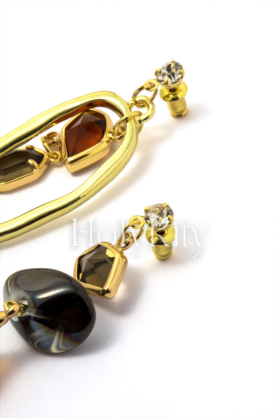 Mixed Drop Dangle Earrings