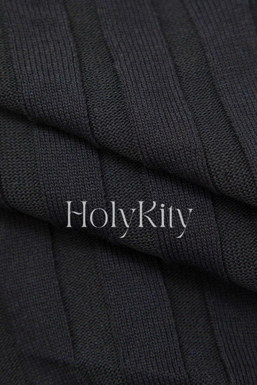 Mock Neck Knit Cross Hem Tank Top