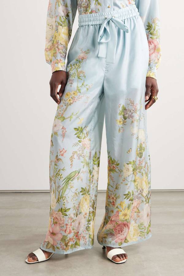 Waverly Printed Silk Two-piece set
