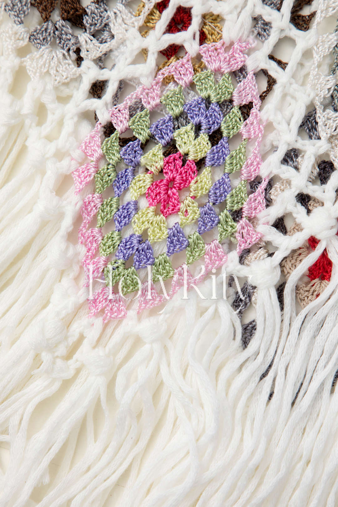 Crochet Tassel Hem Cover-up