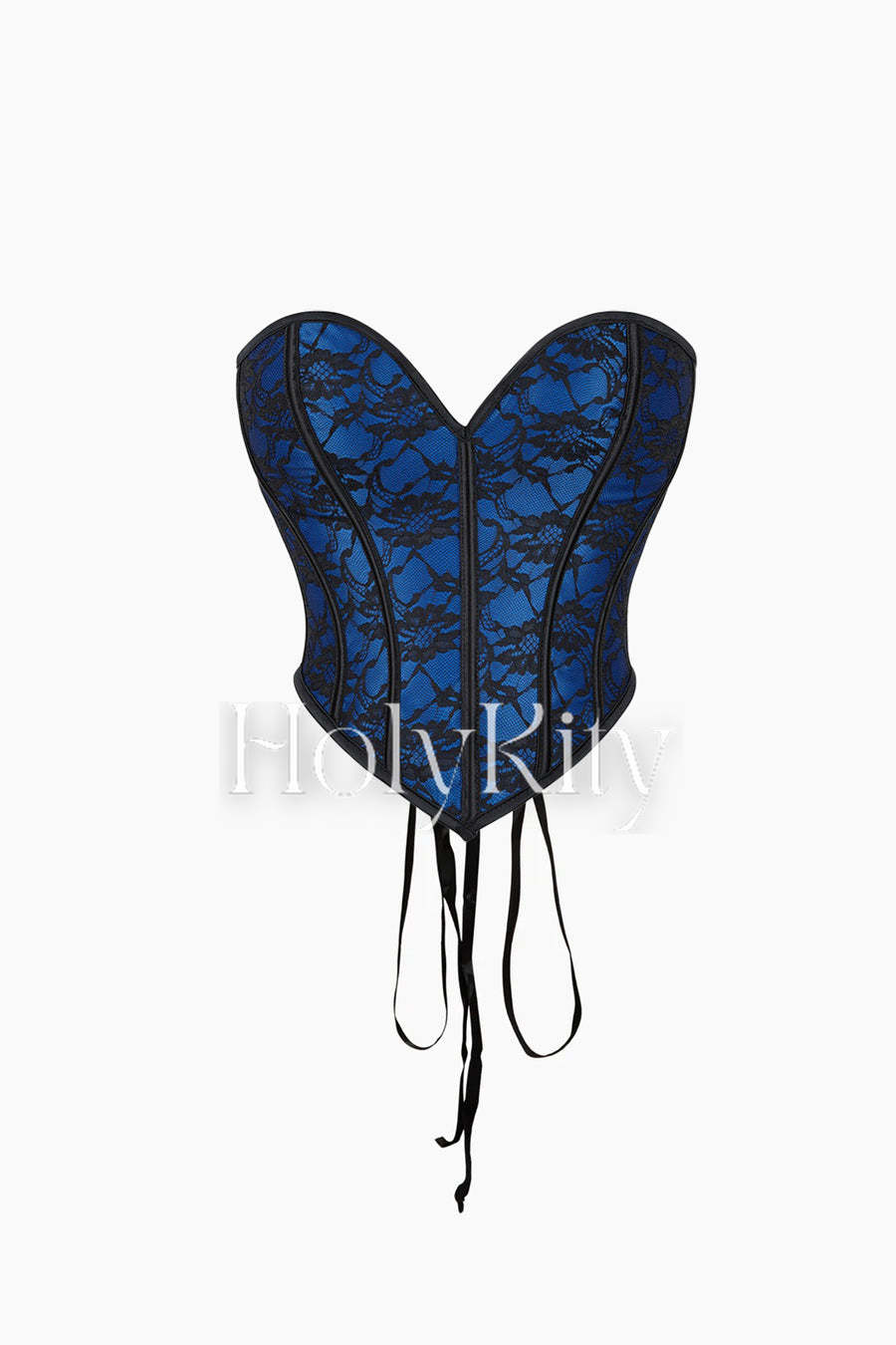 Haut bustier tube à nouer tressé