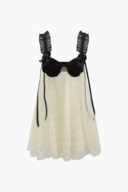 Frill Strap Floral Lace Backless Mini Dress – HolyKityGirl