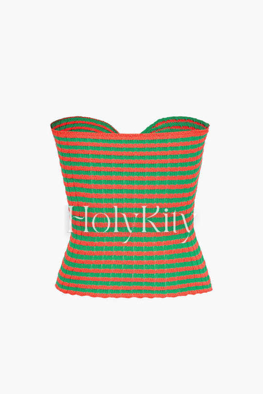 Twisted Front Knitted Top