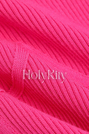 Square Neck Rib Knit Cami Top