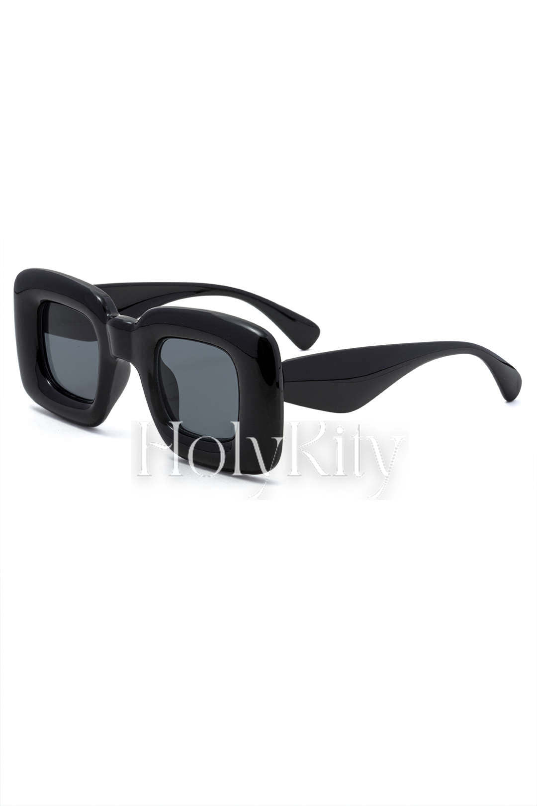Lunettes de soleil à monture carrée gonflée 