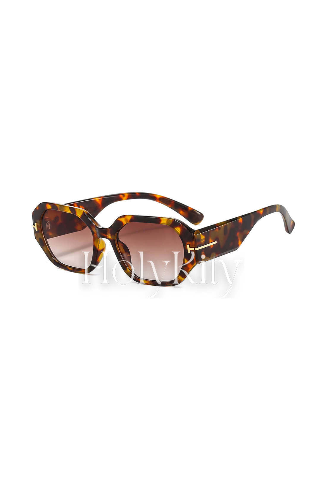 Lunettes de soleil à monture rectangulaire 