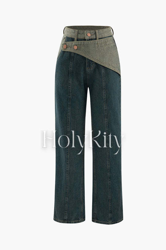 Jeans mit Panel-Detail
