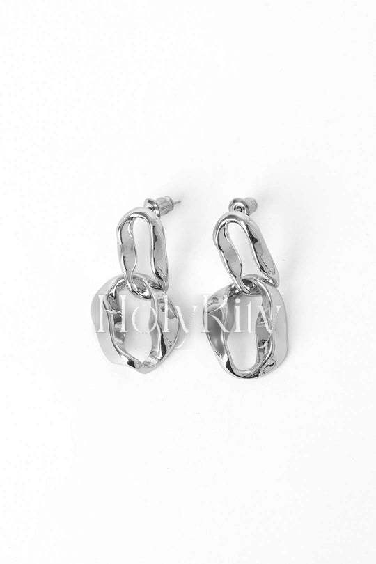 Boucles d'oreilles doubles créoles 
