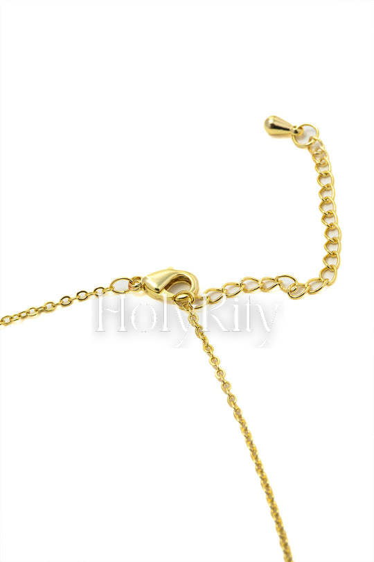 Collier pendentif lune 