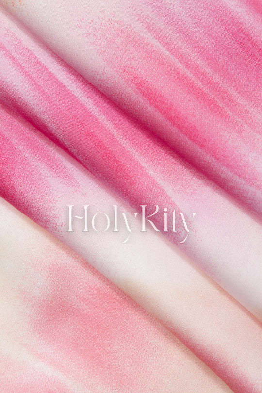 Neckholder-Maxikleid mit Ombré-Seildetail 
