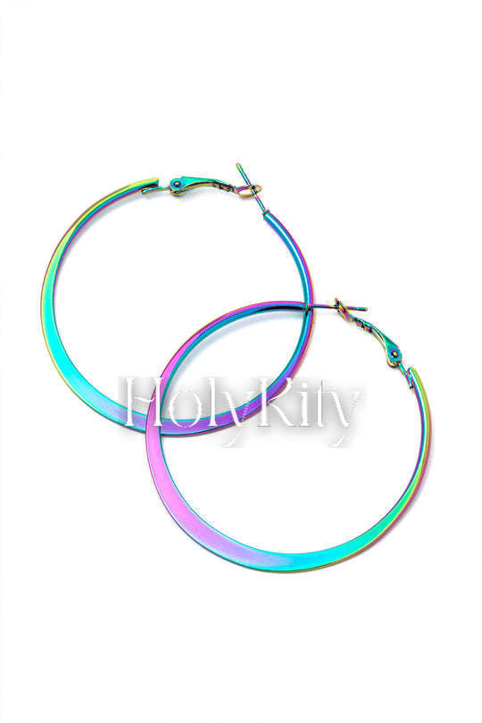 Regenbogen Creolen 