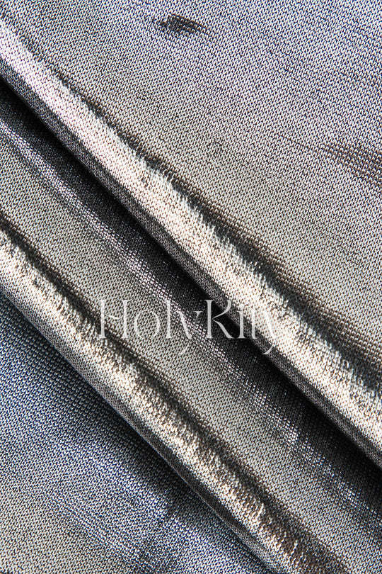 Cami-Top mit Kordelzug in Metallic 