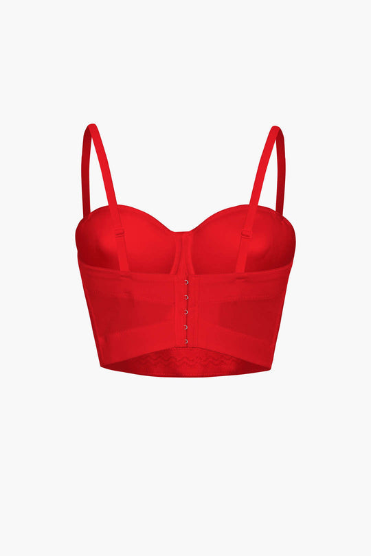 Bustier-Korsett mit Kettendetail 