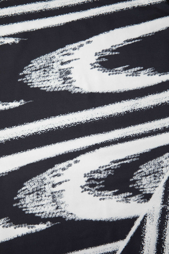 Ärmelloses Maxikleid mit abstraktem Print 