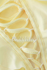 Halter Ruffle Cami Top