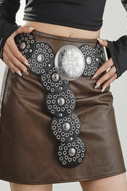 Retro round hollow girdle/belt