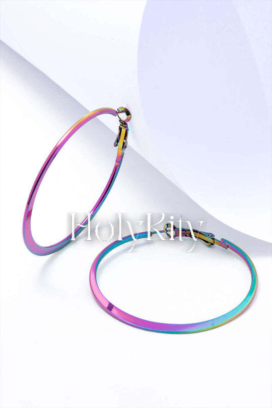 Regenbogen Creolen 