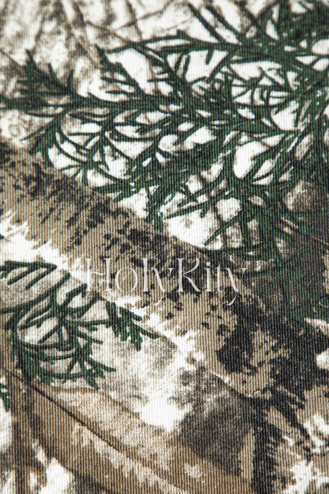 Leaves Print Cargo Pants