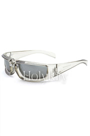 Square Frame Tinted Sunglasses