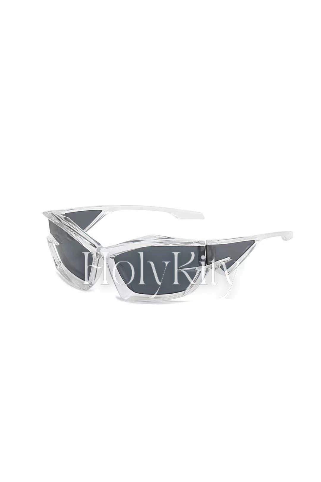 Cat Eye Wraparound Sunglasses