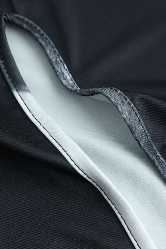 Robe longue fendue dans le dos à imprimé abstrait 