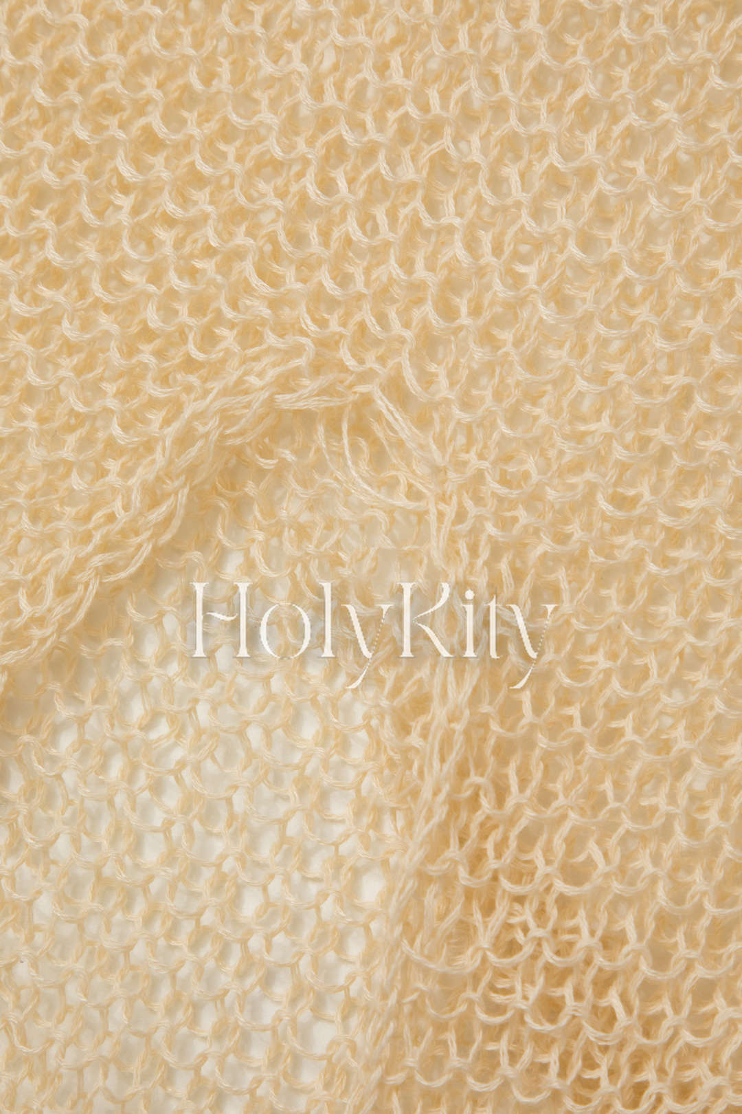 3D Flower Knit Split Skirt