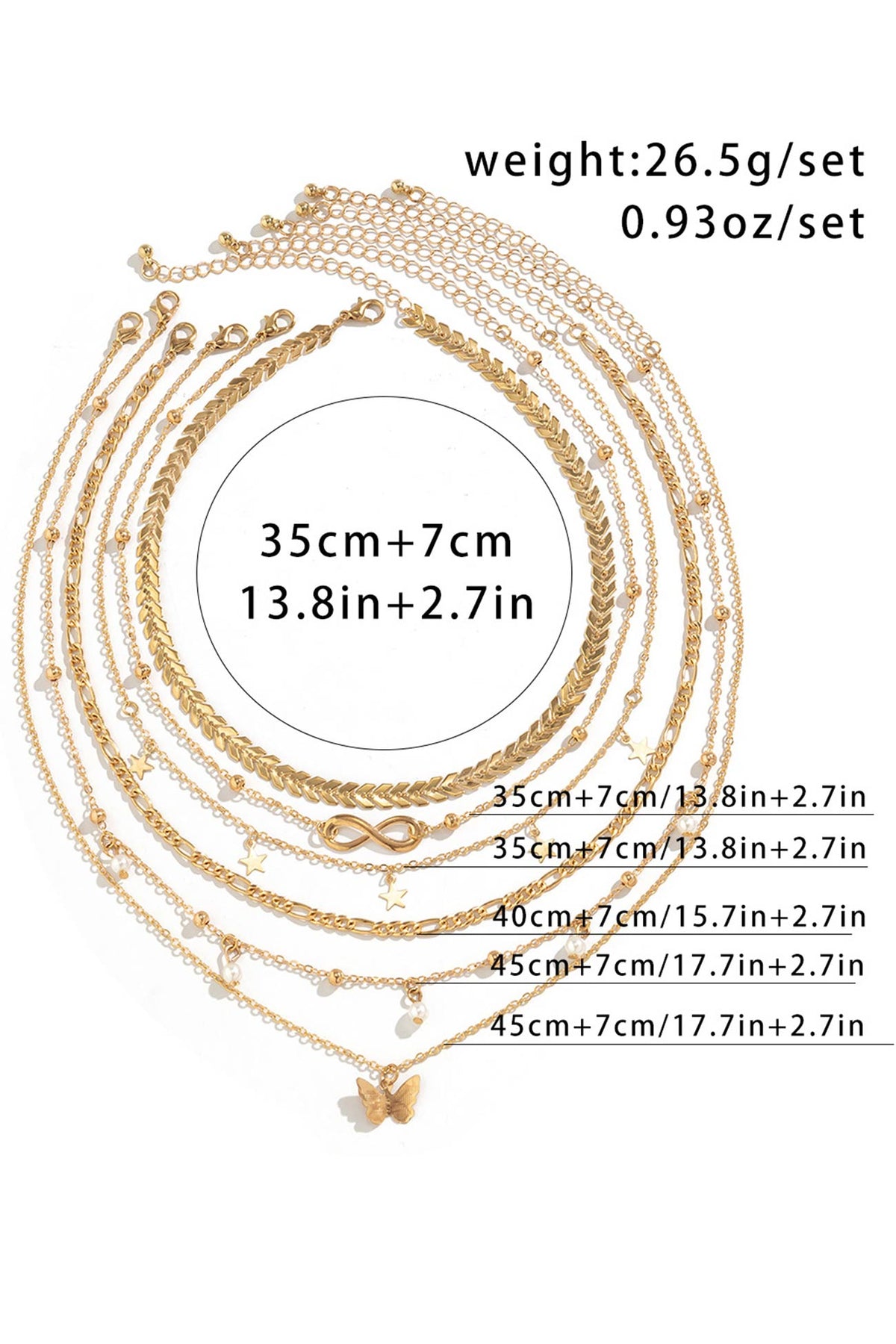 Butterfly Stacking Necklace
