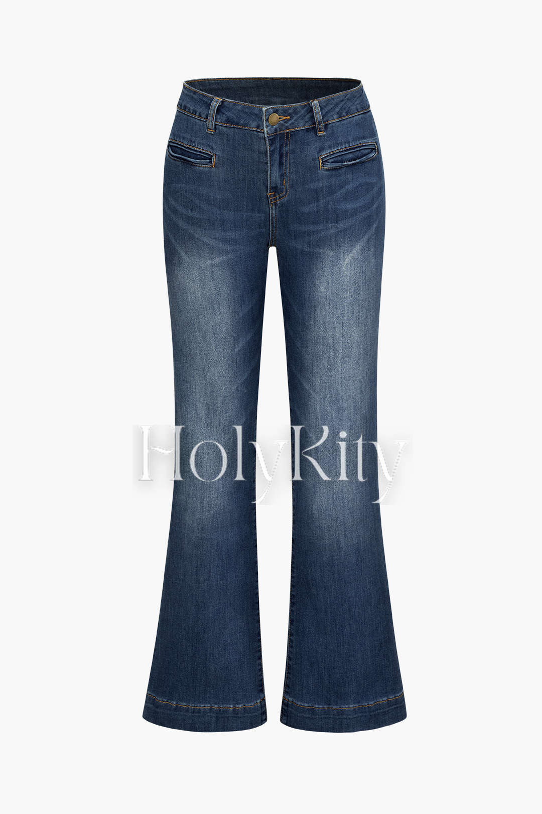 Faded Bootcut Jeans