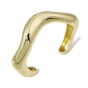 Exaggerated alloy wide edge bracelet
