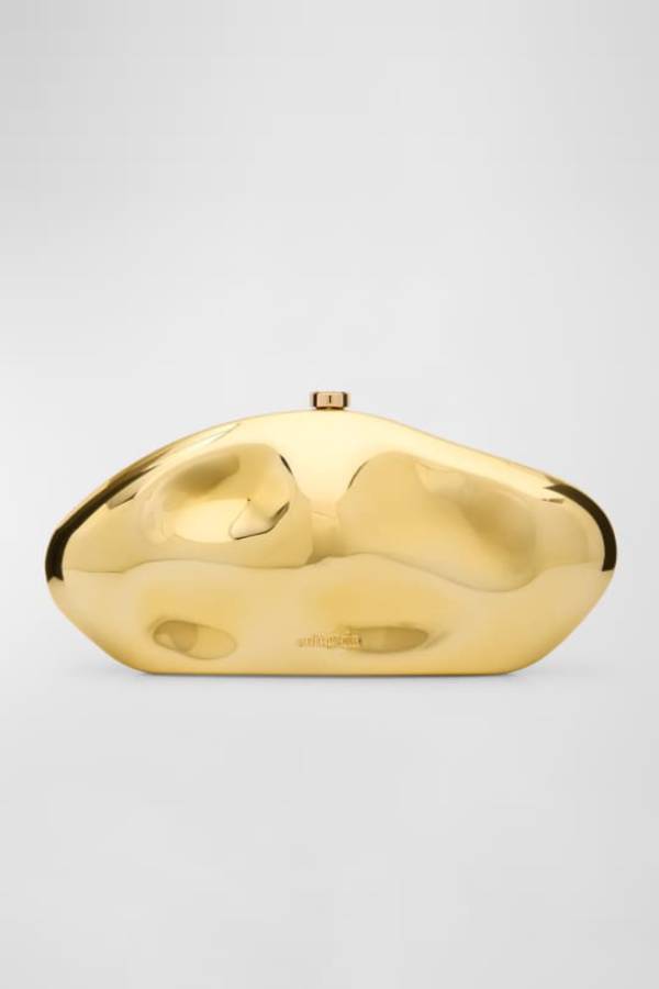 The Caldera Metallic Clutch Bag