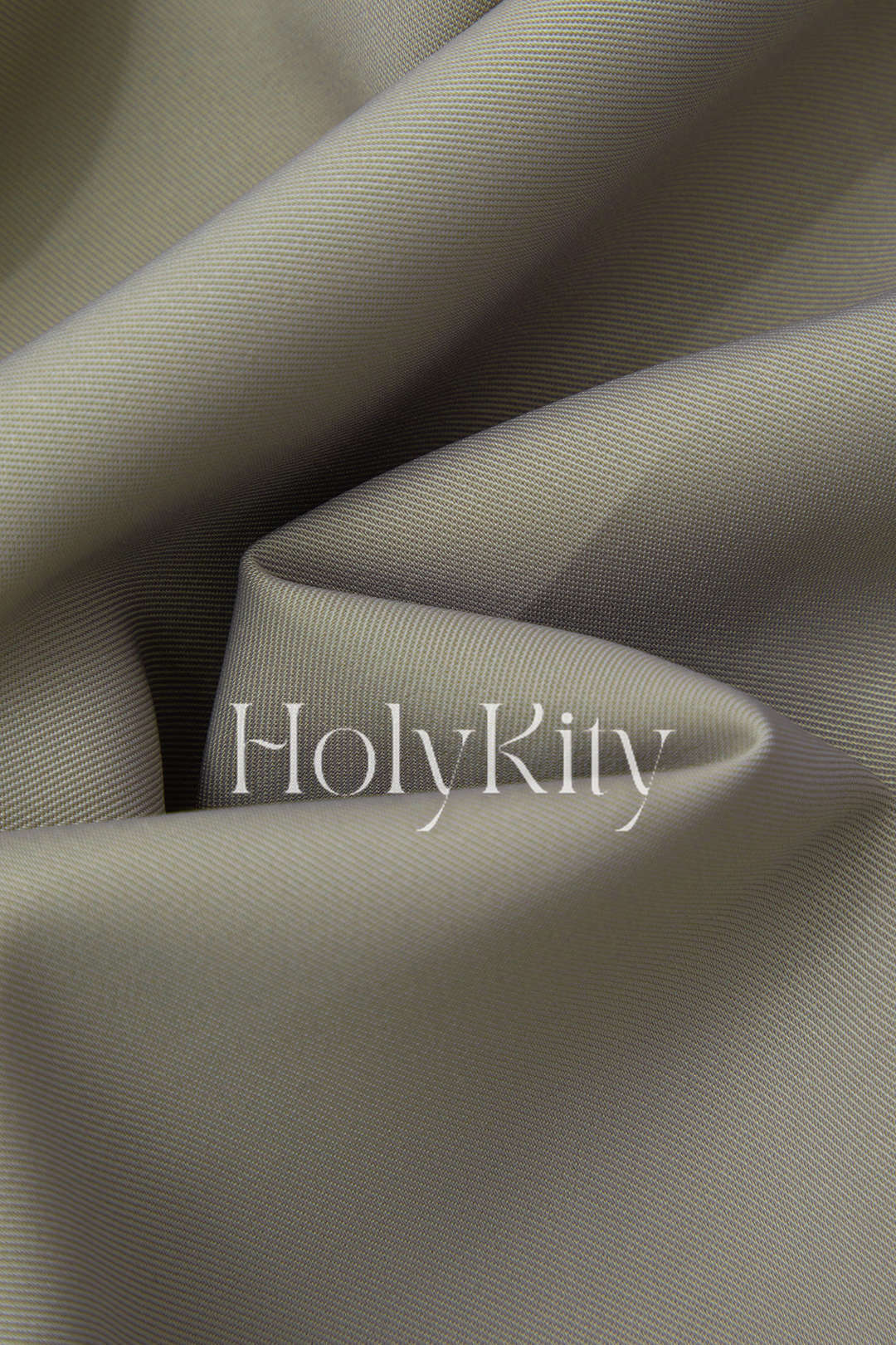 Solid Ruched Split Skirt