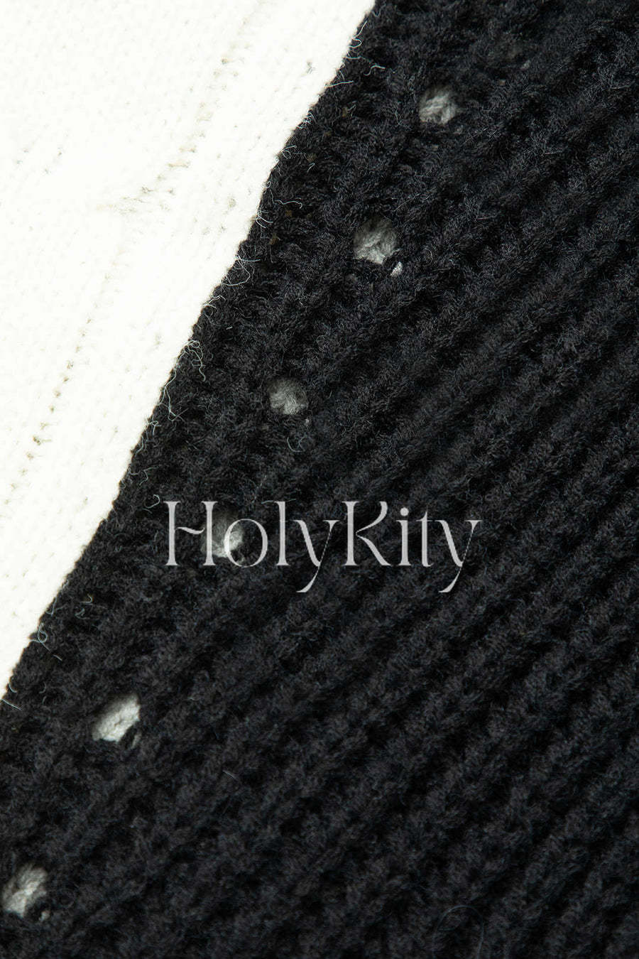 Pullover mit Rundhalsausschnitt und kontrastierenden Jeansnähten 