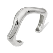 Exaggerated alloy wide edge bracelet