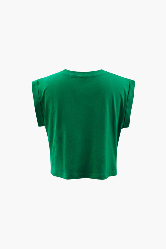 T-Shirt mit Grafik und Knotensaum im Eye Look-Stil 