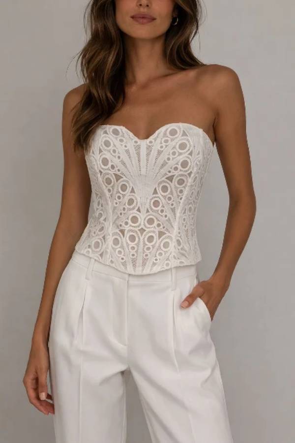 Lace Bustier Corset Top