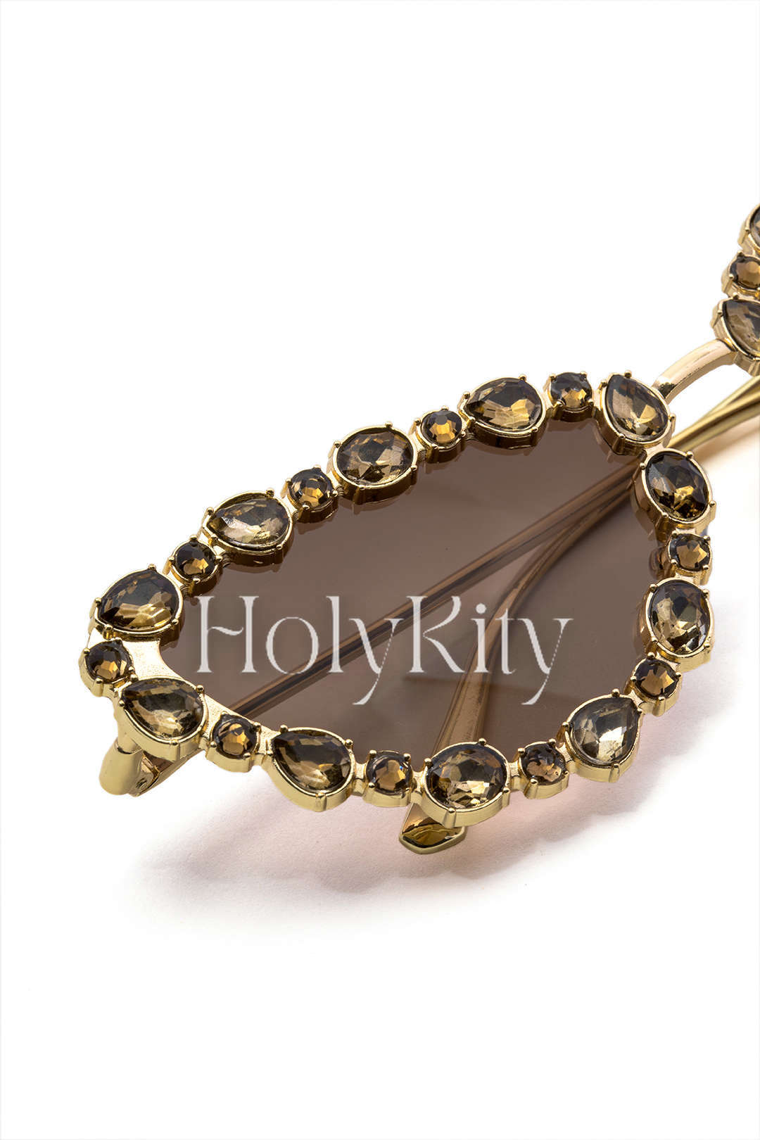 Cat Eye Crystal-embellished Butterfly Sunglasses
