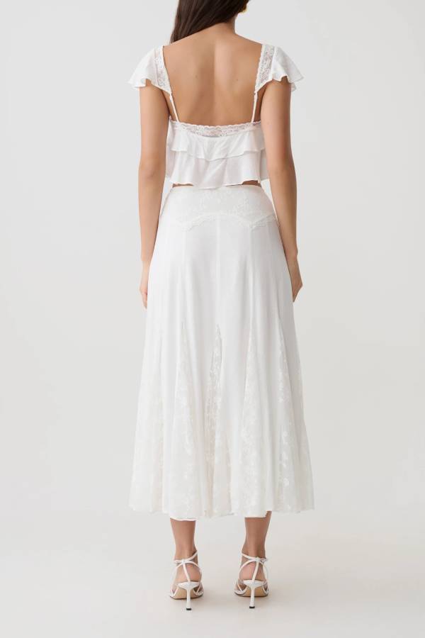 Lace Sleeveless Crop Top