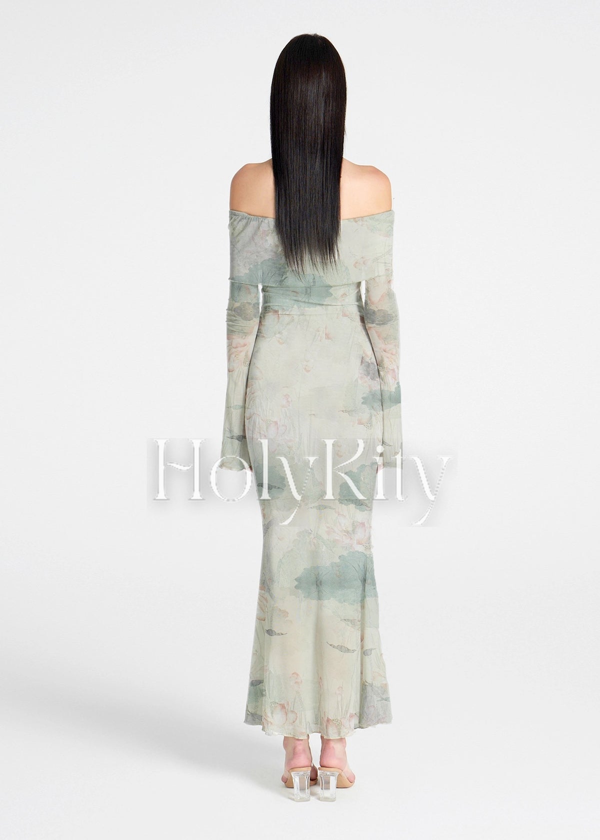 Moonlight Lotus Maxi Dress