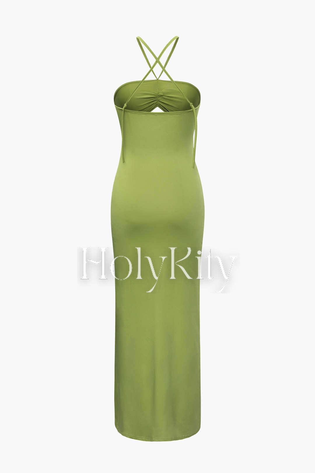 Rose Corsage Cut Out Maxi Dress