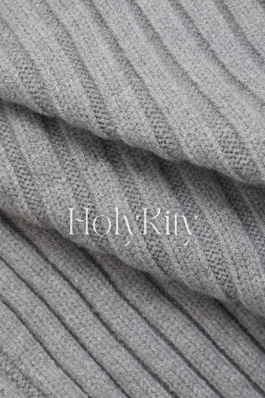 Kurzer Strickcardigan mit Reißverschluss 