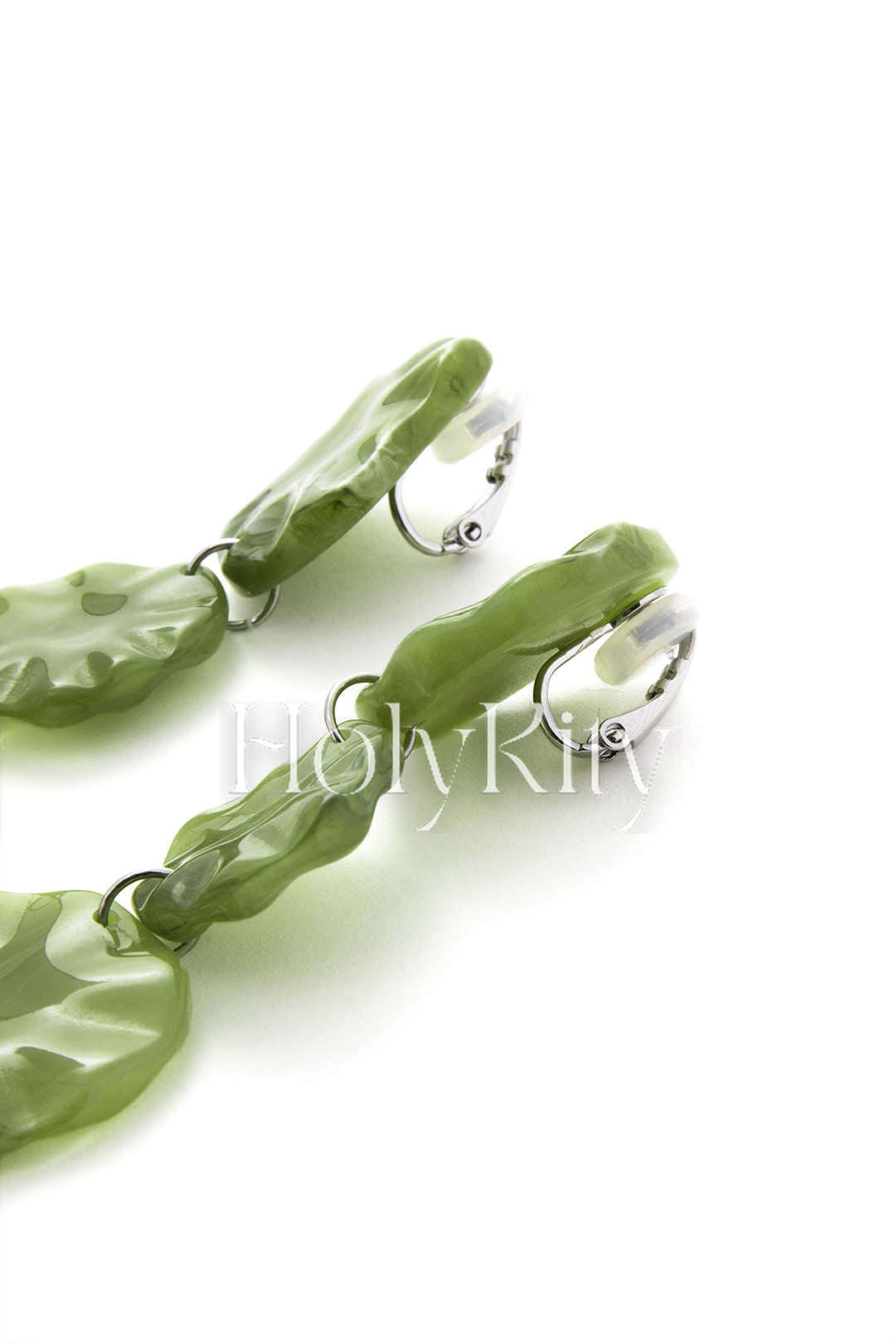 Boucles d'oreilles à clip triple goutte 
