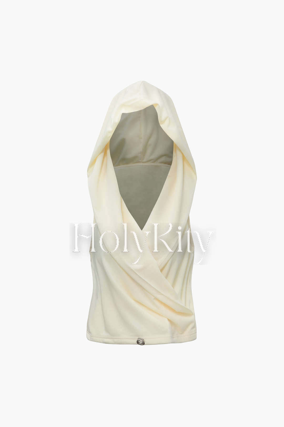 Hooded Cowl Neck Tank Top