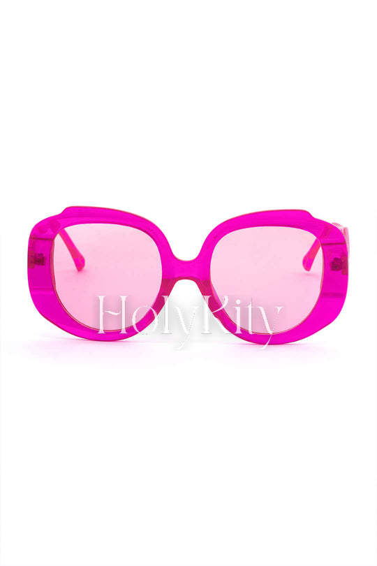 Lunettes de soleil à monture surdimensionnée 