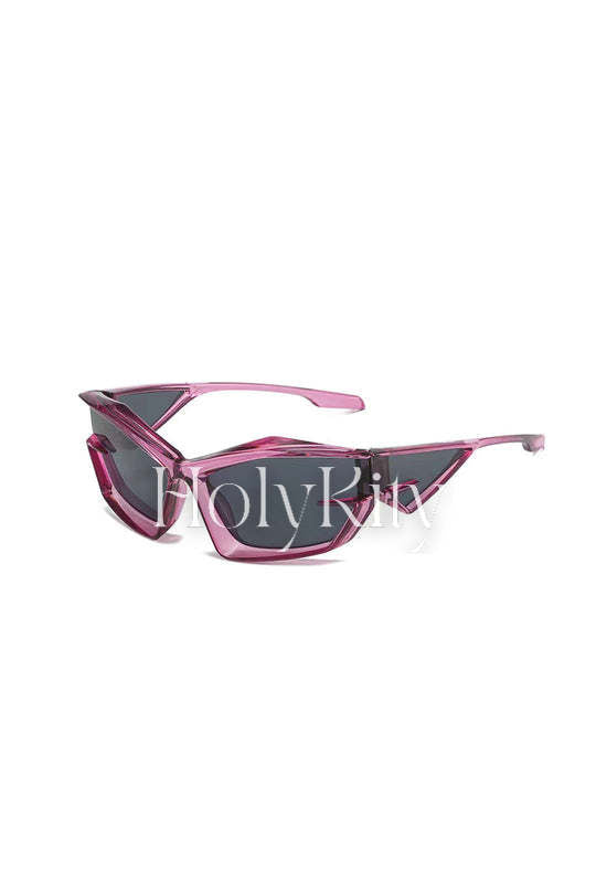 Lunettes de soleil enveloppantes œil de chat 