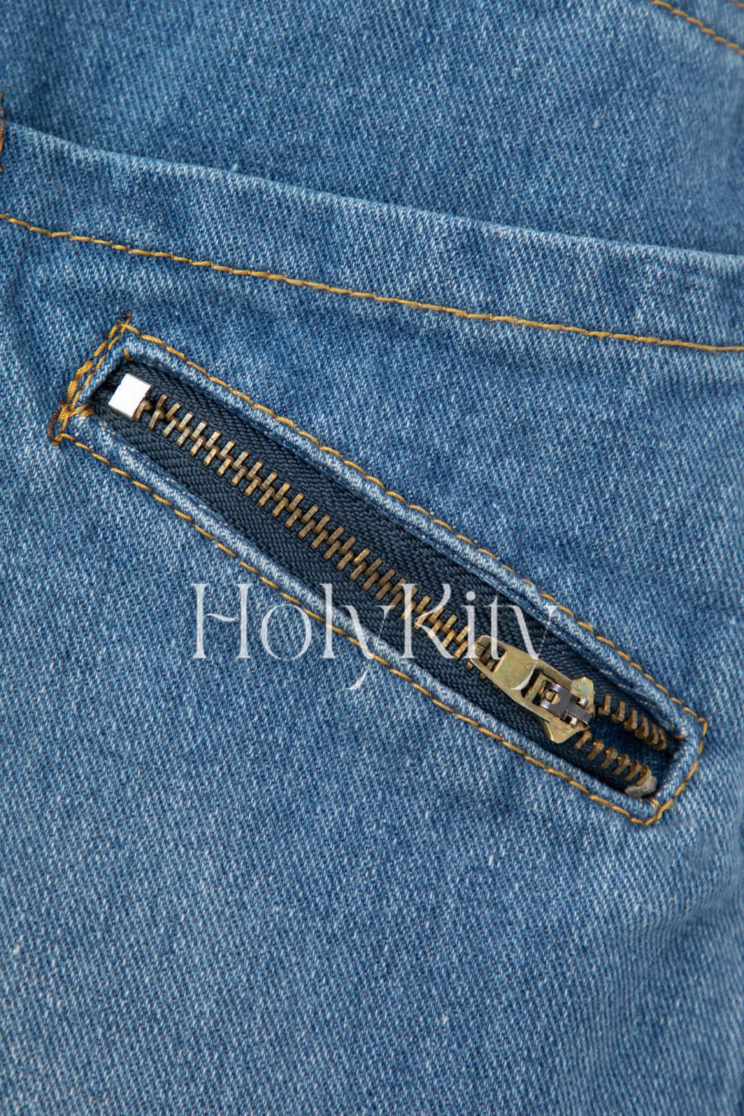 Baggy-Jeans mit niedriger Taille und Reißverschlusstasche 
