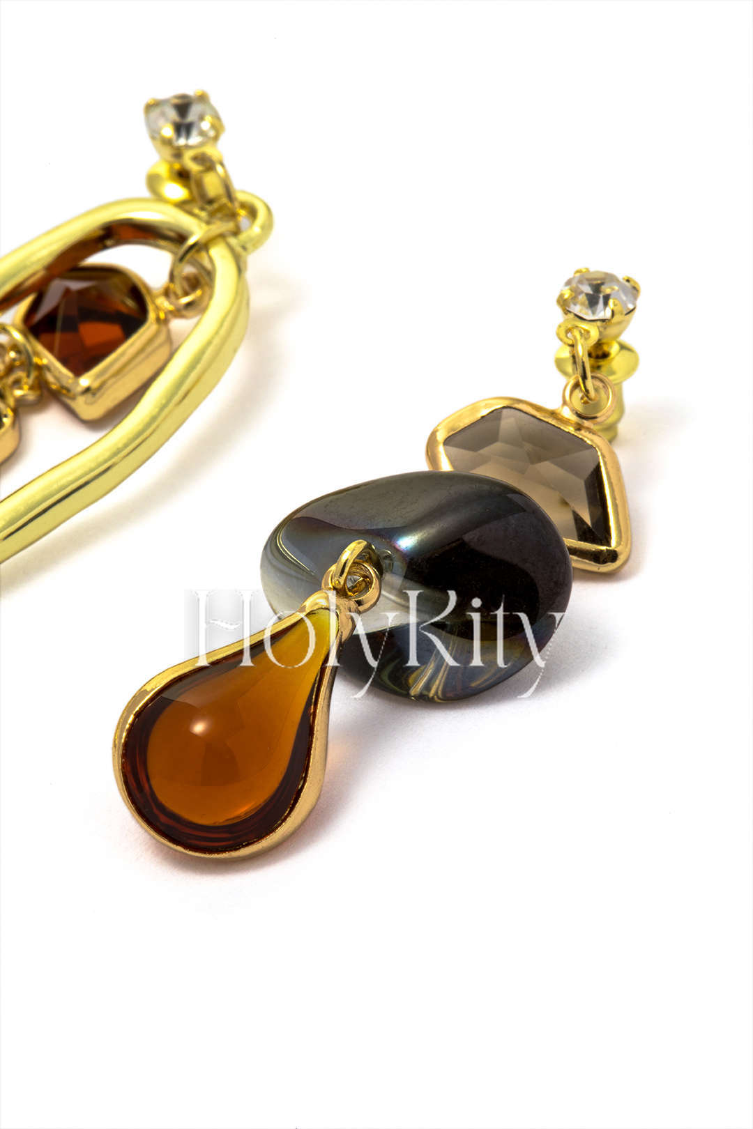 Mixed Drop Dangle Earrings